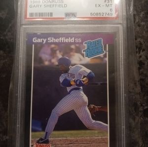 Gary Sheffield 1989 Donruss Rookie PSA 6